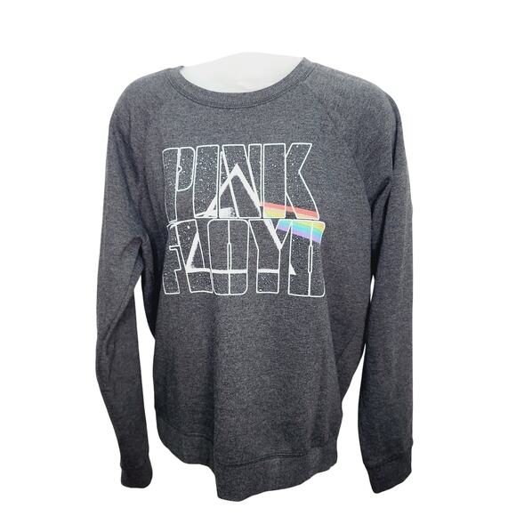 Lucky Brand Pink Floyd  Dark Side of the Moon Gray Long Sleeve Sweatshirt - Picture 1 of 10